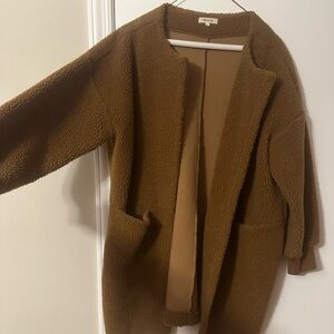 Madewell Bonded Sherpa Cocoon Coat